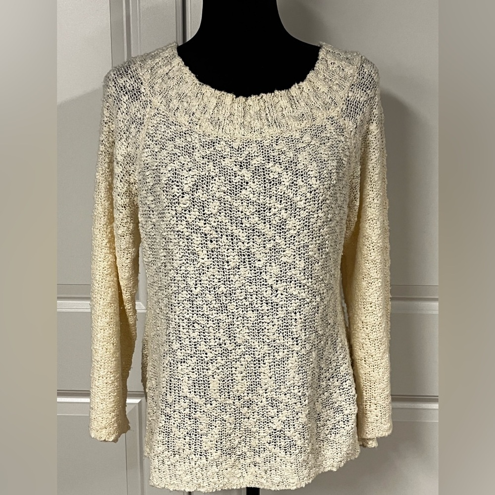 Hands to Heart Popcorn Knit Sweater